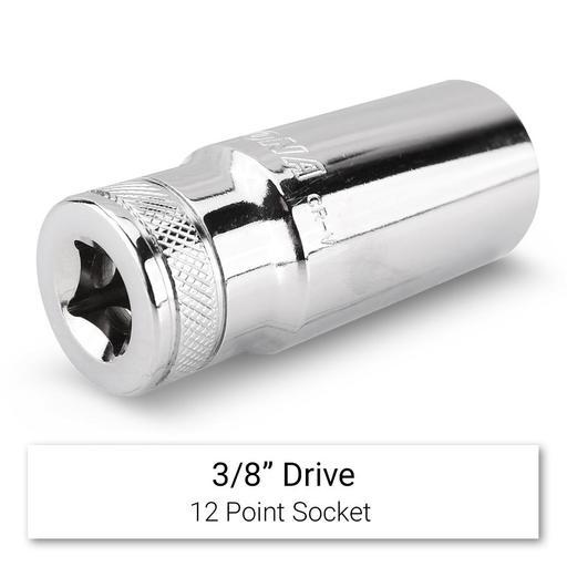 Daytona DI3858DS 3/8" Drive 12 Point 5/8" AF Imperial Deep Socket – image 3