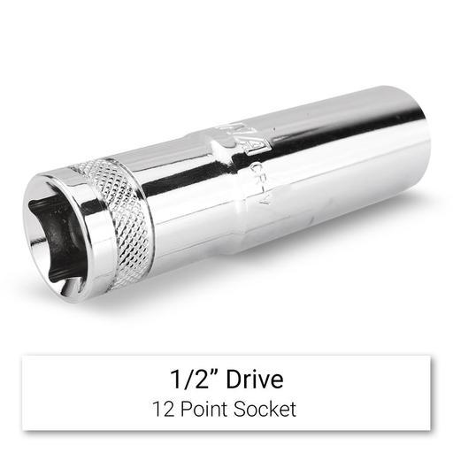 Daytona D1219DS 1/2" Drive 12 Point 19mm Metric Deep Socket – image 3