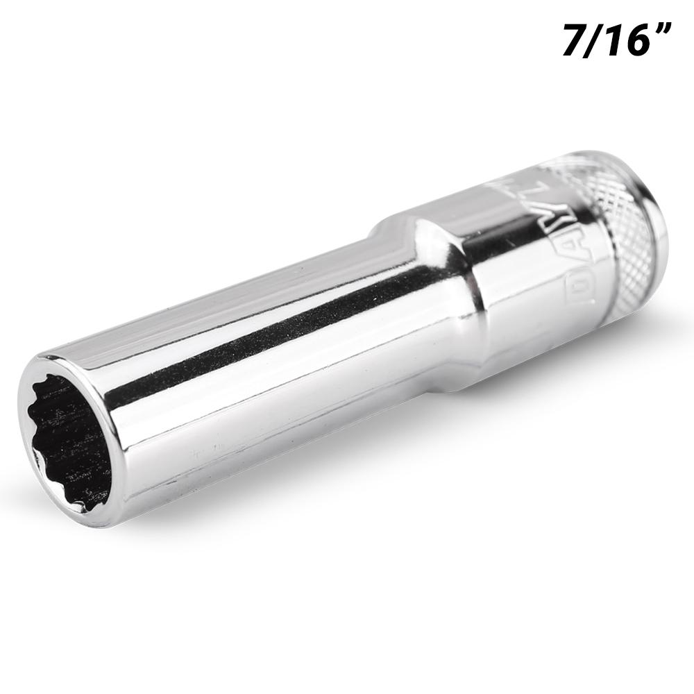 Hyper Tough 11-Piece 3/8-Inch Drive DEEP SOCKET SET METRIC 10-19 Mm