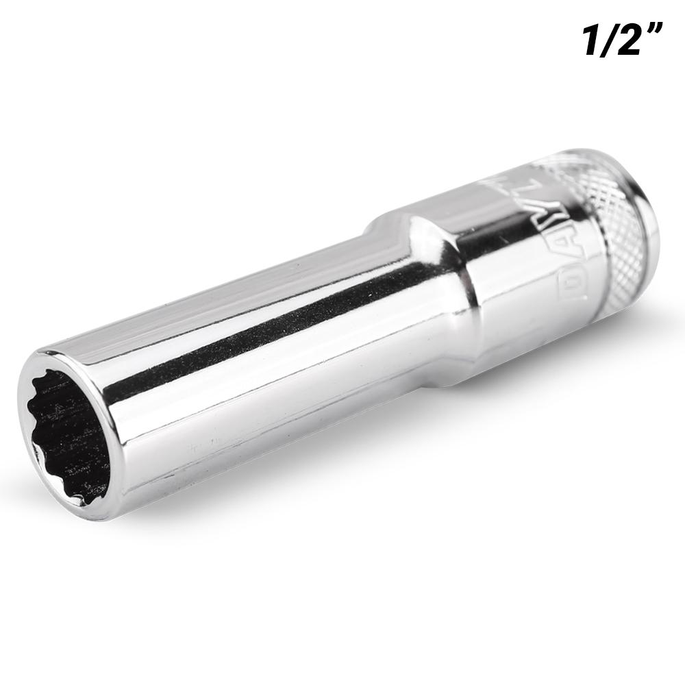 Daytona DI1212DS 1/2" Drive 12 Point 1/2" AF Imperial Deep Socket – image 1