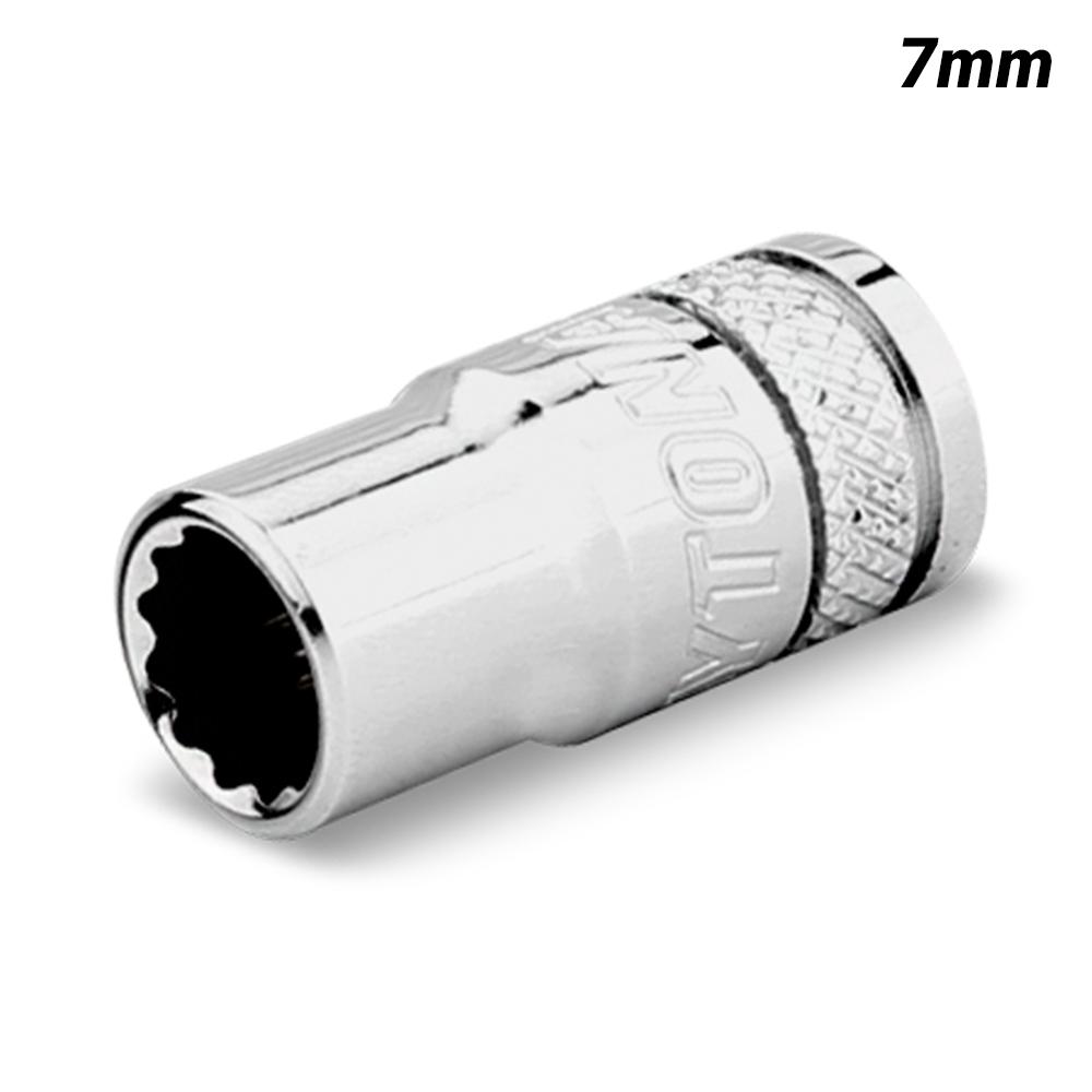 Daytona D147SS 1/4" Drive 12 Point 7mm Metric Socket – image 1