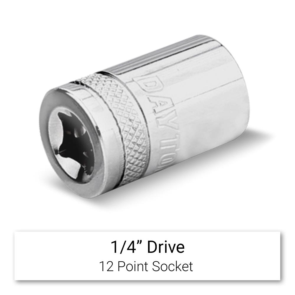 Daytona D1411SS 1/4" Drive 12 Point 11mm Metric Socket – image 3