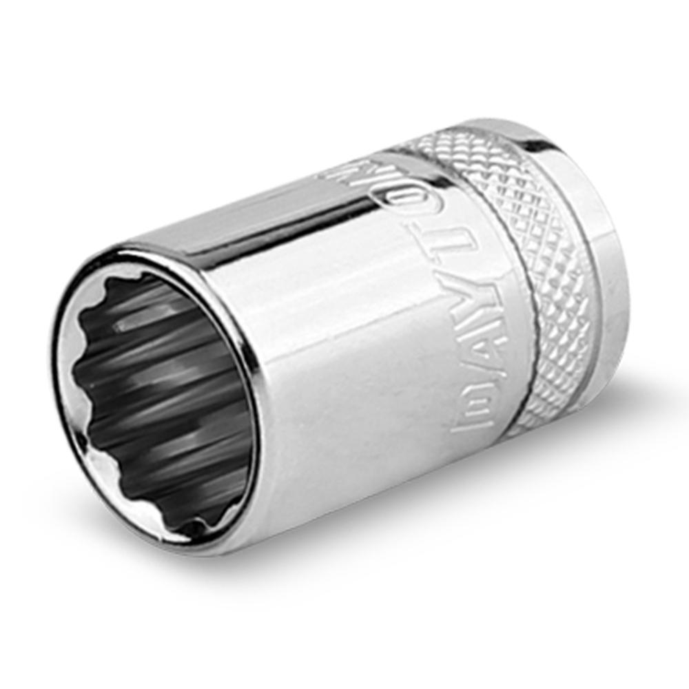 Daytona D14112SS 1/4" Drive 12 Point 1/2" AF Imperial Socket – image 2