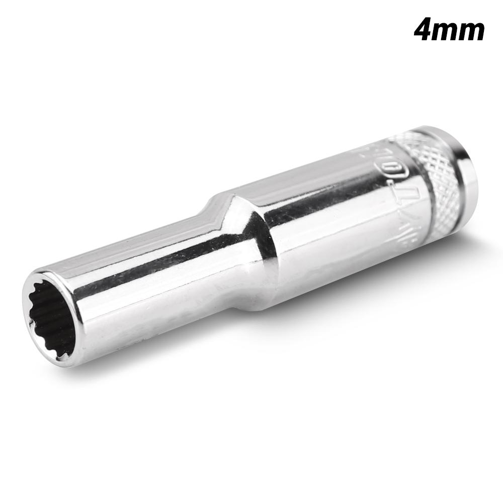 Daytona D144DS 1/4" Drive 12 Point 4mm Metric Deep Socket – image 1