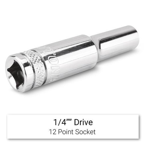 Daytona D146DS 1/4" Drive 12 Point 6mm Metric Deep Socket – image 3