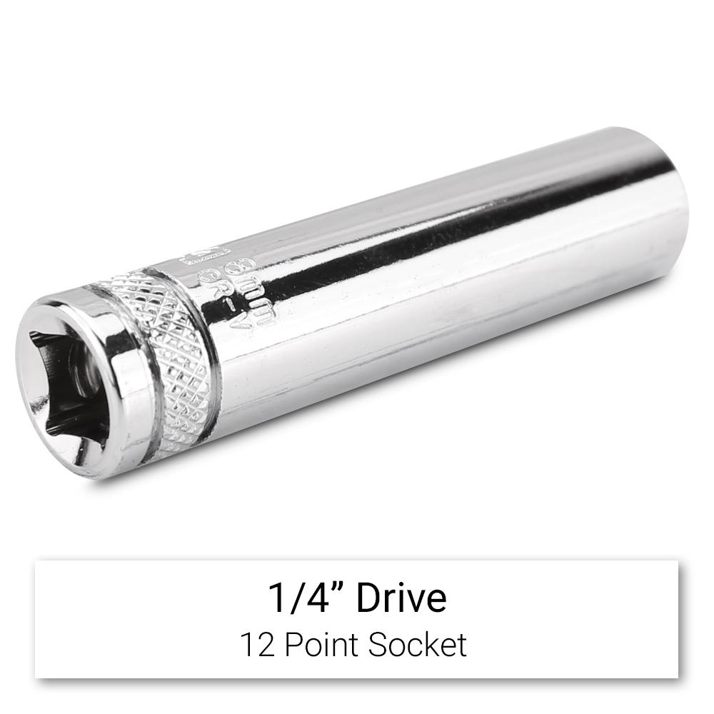 Daytona D148DS 1/4" Drive 12 Point 8mm Metric Deep Socket – image 3