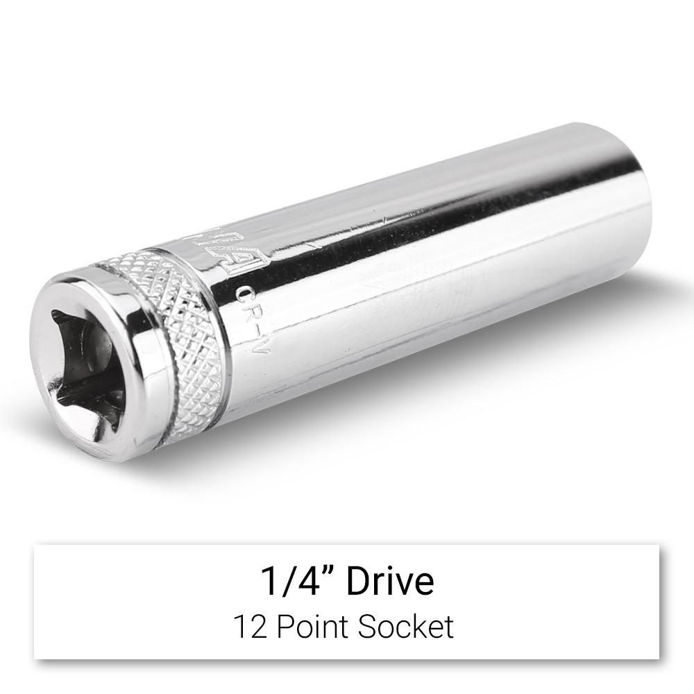 Daytona D1412DS 1/4" Drive 12 Point 12mm Metric Deep Socket – image 3
