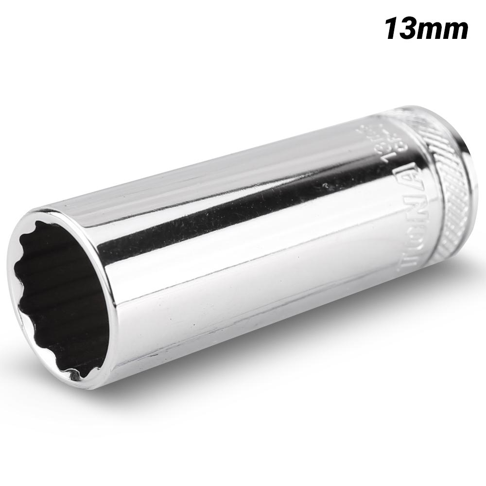 Daytona D1413DS 1/4" Drive 12 Point 13mm Metric Deep Socket – image 1