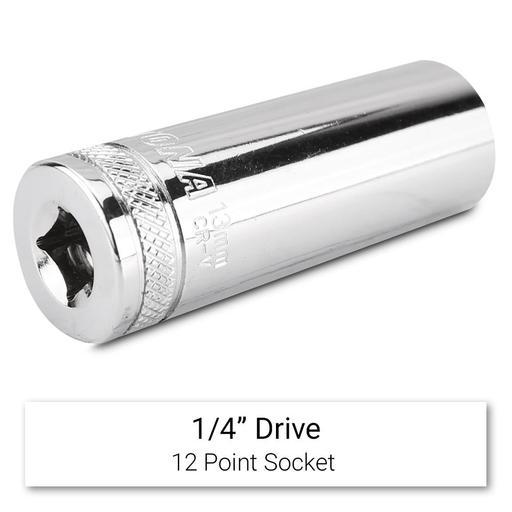 Daytona D1413DS 1/4" Drive 12 Point 13mm Metric Deep Socket – image 3