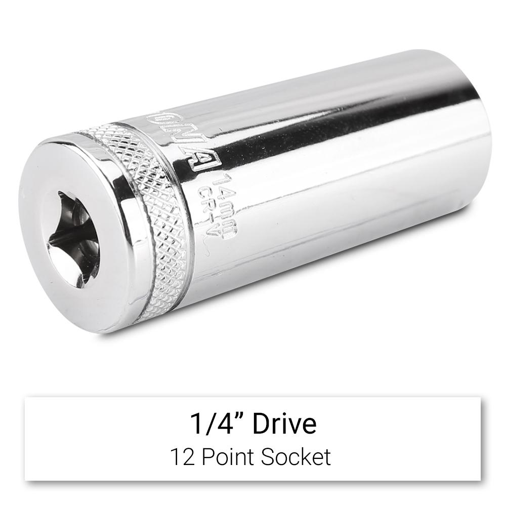 Daytona D1414DS 1/4" Drive 12 Point 14mm Metric Deep Socket – image 3