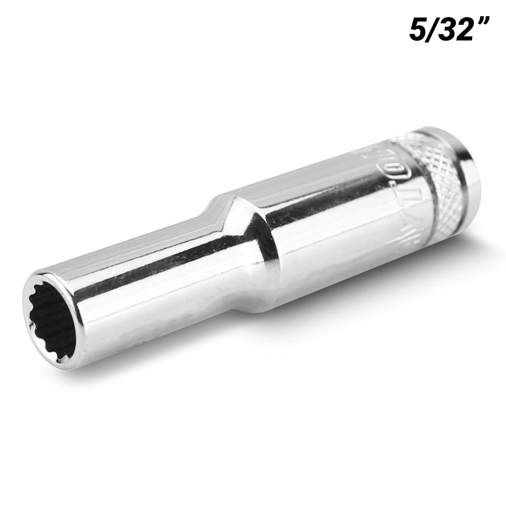 Daytona D14532DS 1/4" Drive 12 Point 5/32" AF Imperial Deep Socket – image 1