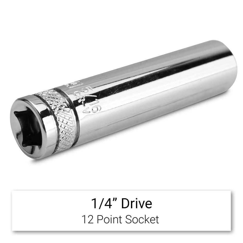 Daytona D14516DS 1/4" Drive 12 Point 5/16" AF Imperial Deep Socket – image 3