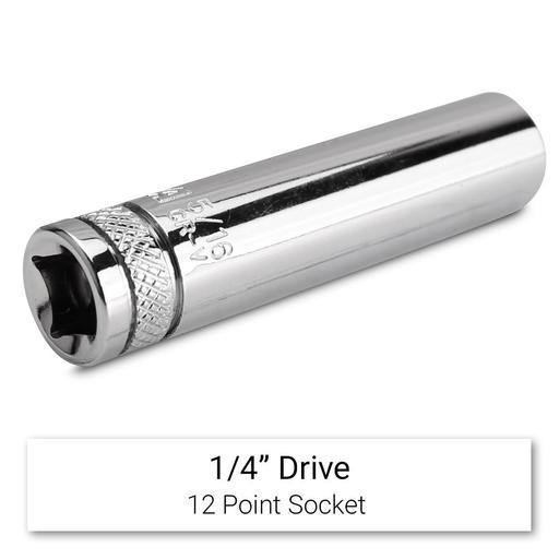 Daytona D14516DS 1/4" Drive 12 Point 5/16" AF Imperial Deep Socket – image 3