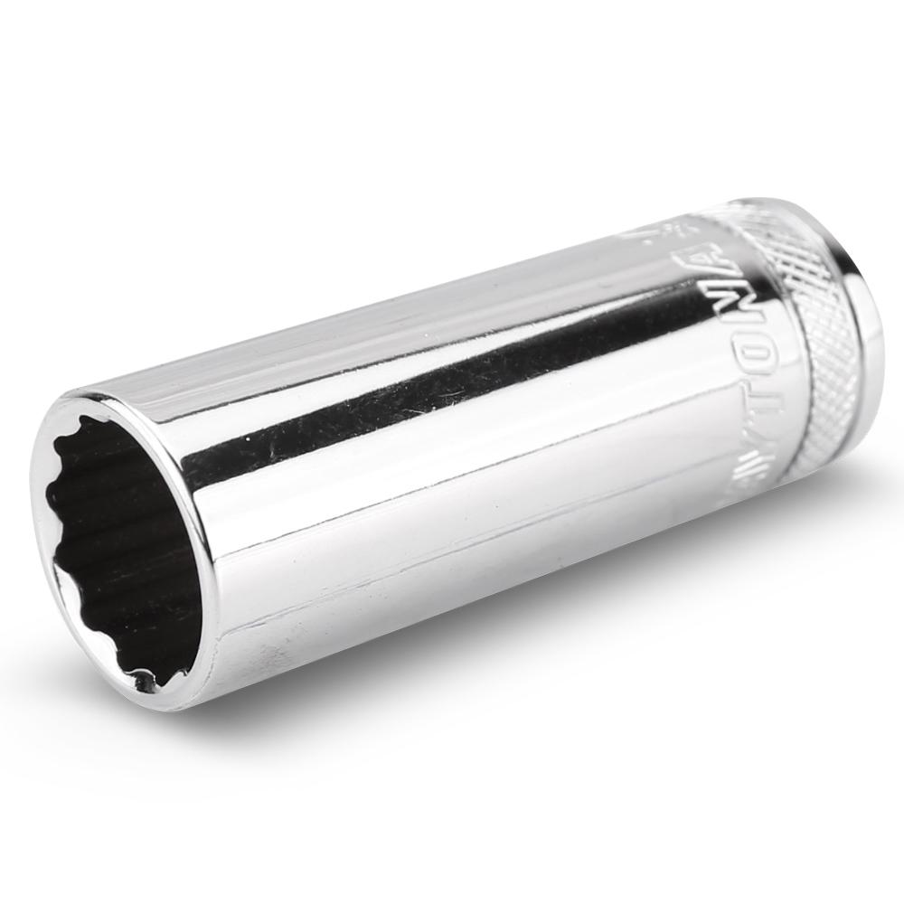Daytona D1412IDS 1/4" Drive 12 Point 1/2" AF Imperial Deep Socket – image 2