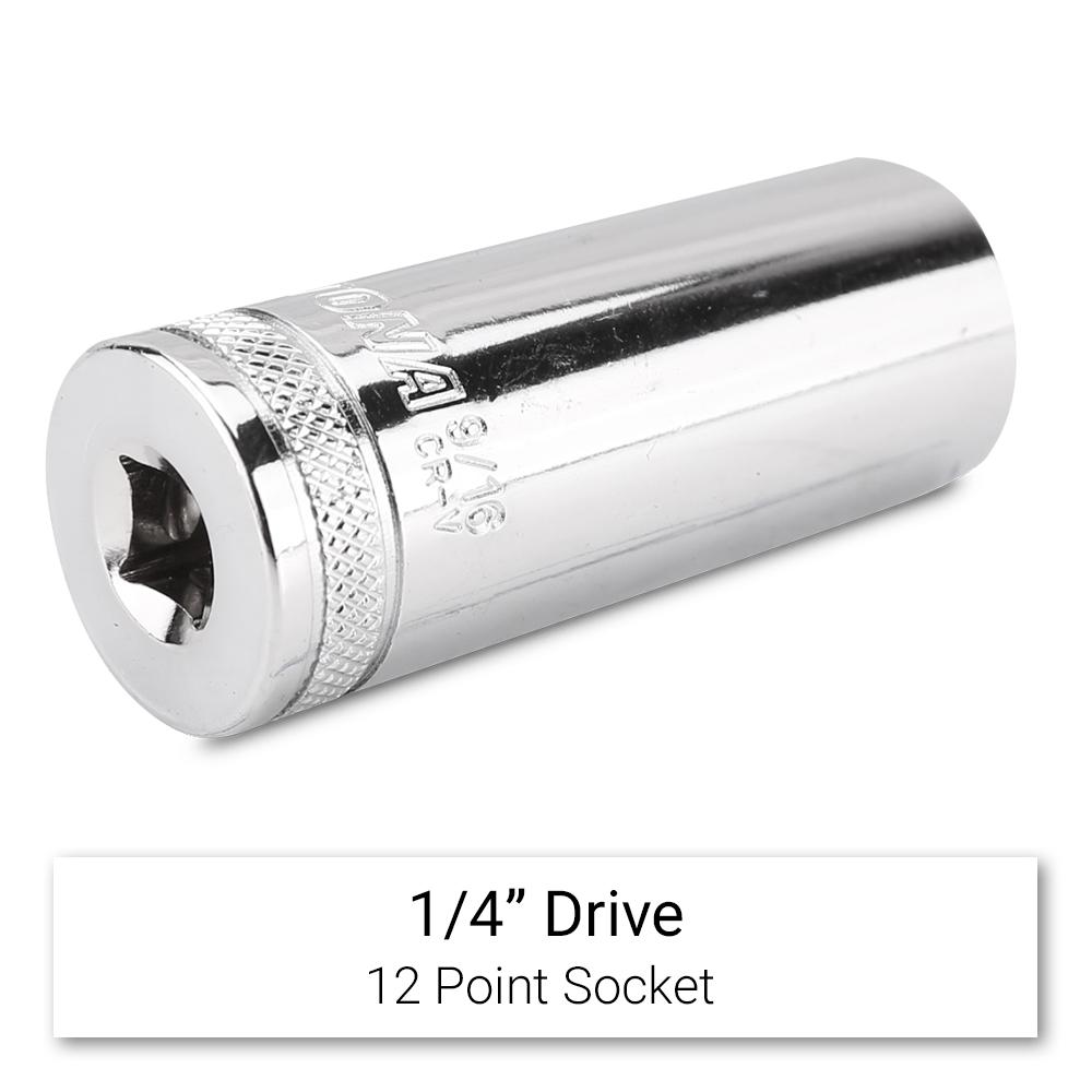 Daytona D14916DS 1/4" Drive 12 Point 9/16" AF Imperial Deep Socket – image 3