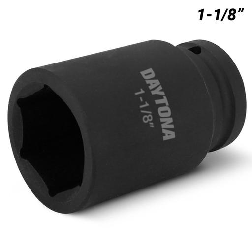 Daytona DAF118 3/4" Drive 6 Point 1-1/8" AF Imperial Deep Impact Socket