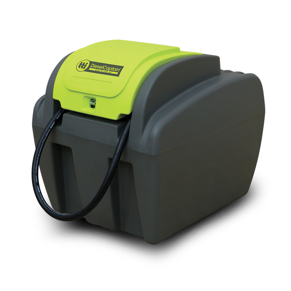 TTi DUL0200ALF045V1 12V 200L DieselCaptain™ Tall Fuel Diesel Tank with 45L/min Piusi Pump & 6m Hose – image 1
