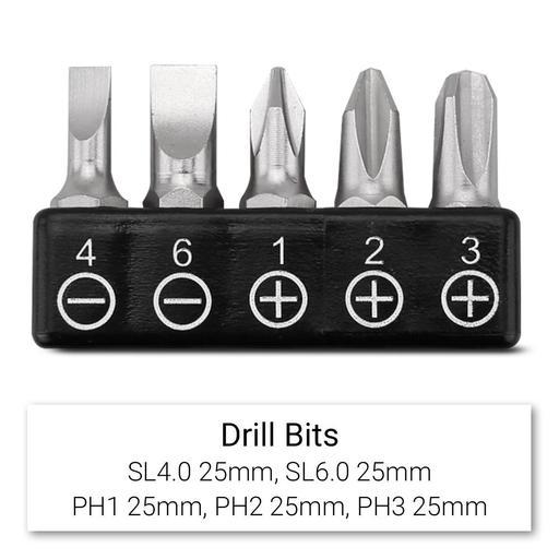Daytona D5MBSC 5-in-1 Multi Bit Ratcheting Ball Grip Screwdriver Set – image 2