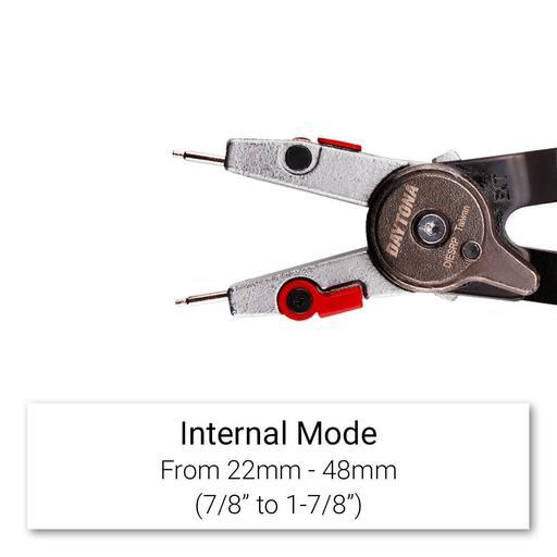 Daytona DIESRP 178mm Quick Switch Internal/External Snap Ring Circlip Pliers – image 8