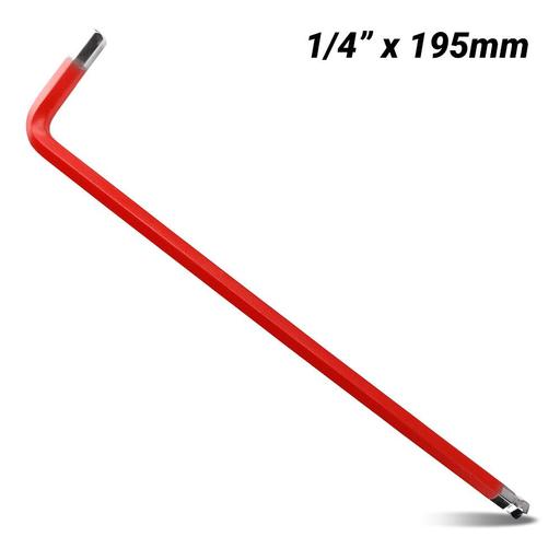 Daytona D14HKI 1/4" Heavy Duty Extra Long Ball Point Imperial Hex Key Wrench