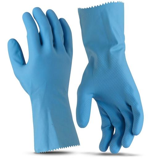 Maxisafe GLS120-L Blue Silverlined Disposable Gloves - Large