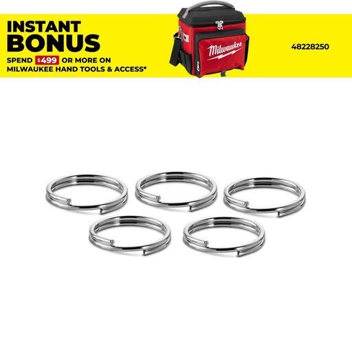 Milwaukee 48228881 5-Pack 25mm (1") Split Rings