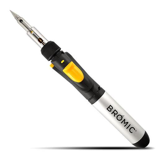 Bromic 1811644 3-in-1 Pro Edition Butane Gas Soldering Iron with Piezo Ignition