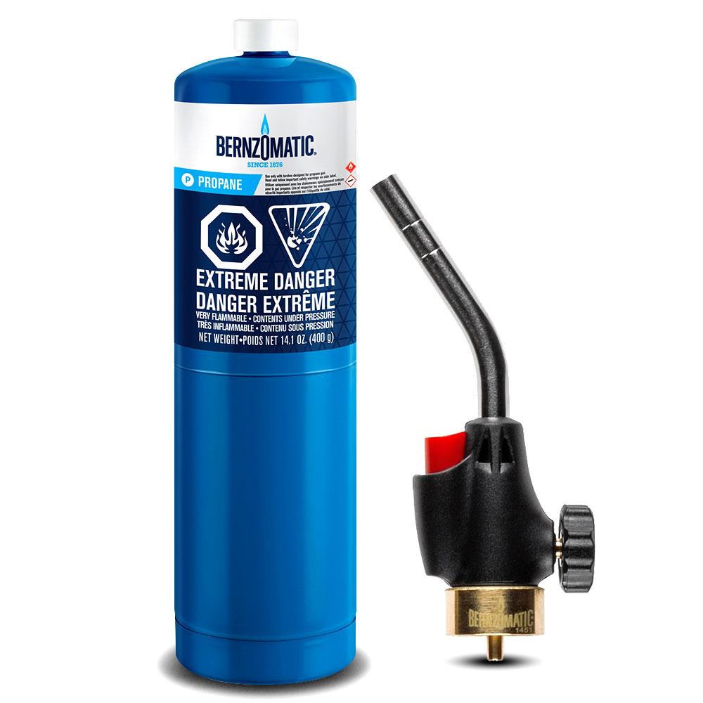 Pre Order Bernzomatic Wk2301tk 400g Propane Blue Cylinder With