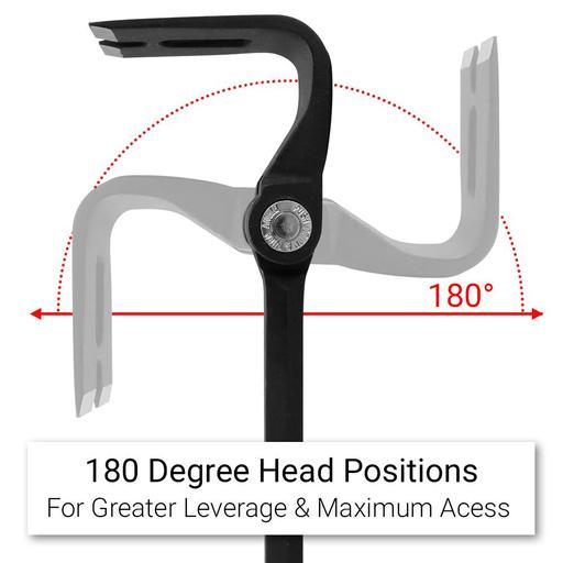 Daytona DWBHB76 760mm Wrecking Bar With Adjustable Angles – image 2