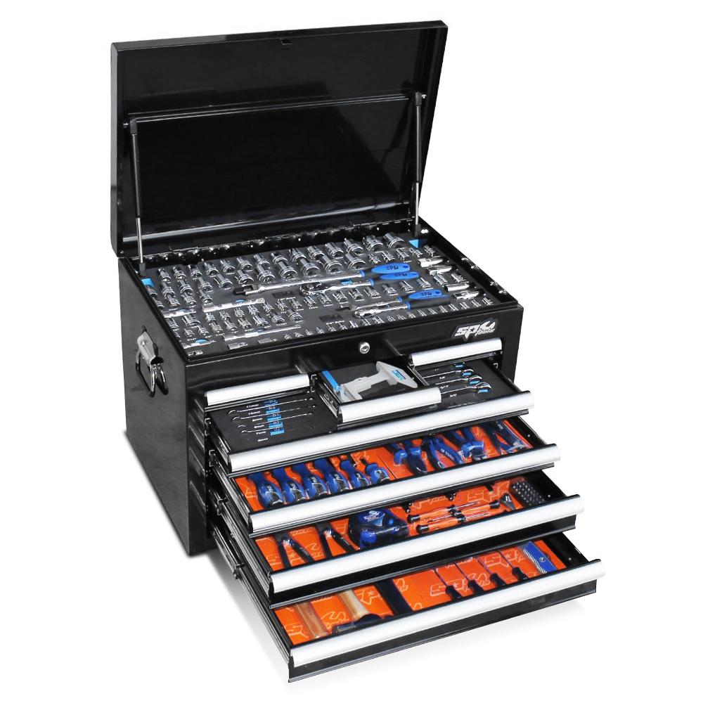 SP Tools SP50121 218pce Metric/SAE Tool Kit In 7 Drawer Custom Series
