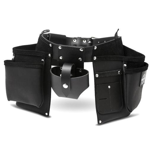 Buckaroo TMABB Black Leather Apron Style Tool Belt One Size Fits All