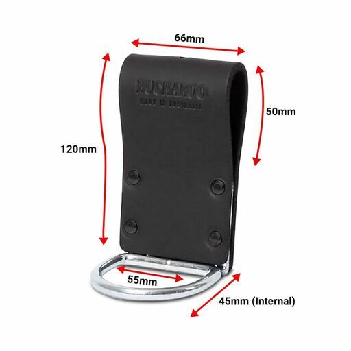 Buckaroo PHF Black Leather Hammer Frog – image 3