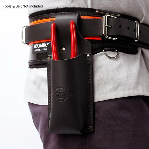 Buckaroo TMLRP Black Leather Straight Level Frog – image 4