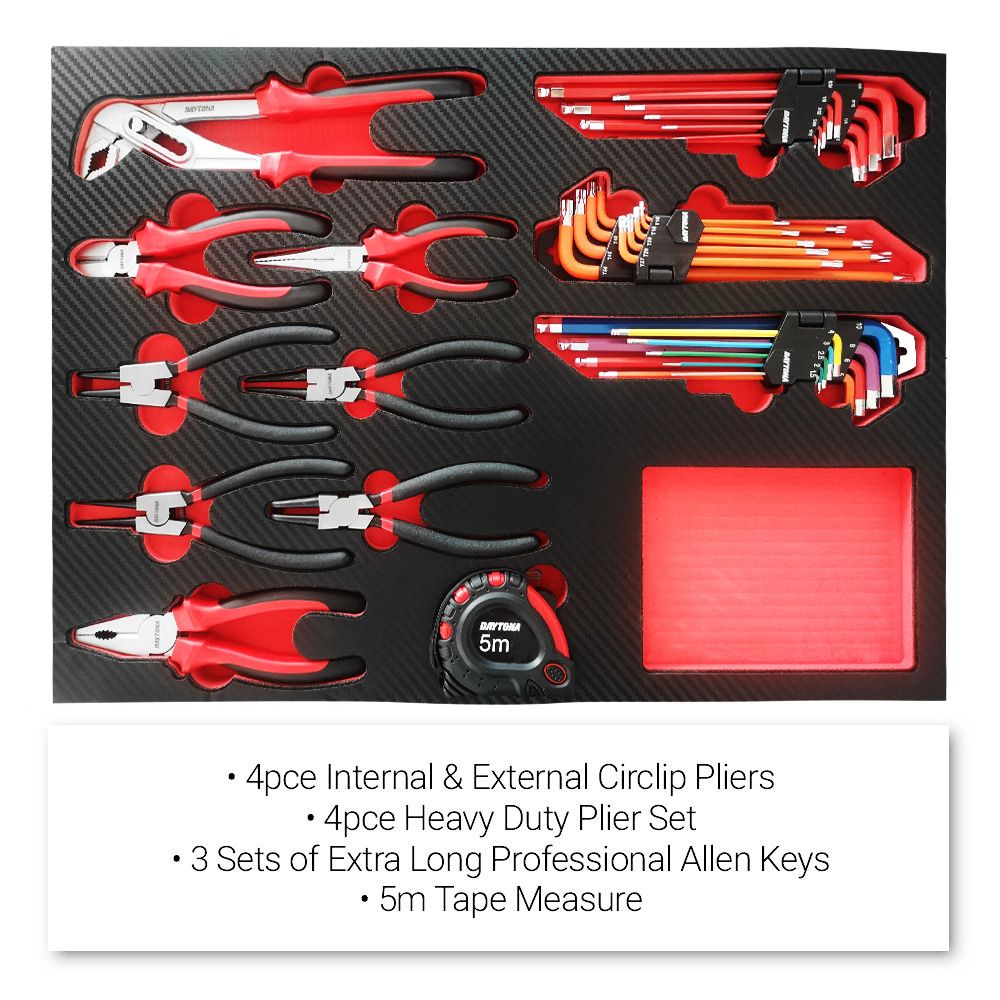 Daytona D426PSKIT 426pce Metric/SAE Tool Kit In 9 Drawer Tool Box and 7 Drawer Bottom Roller Cabinet – image 7