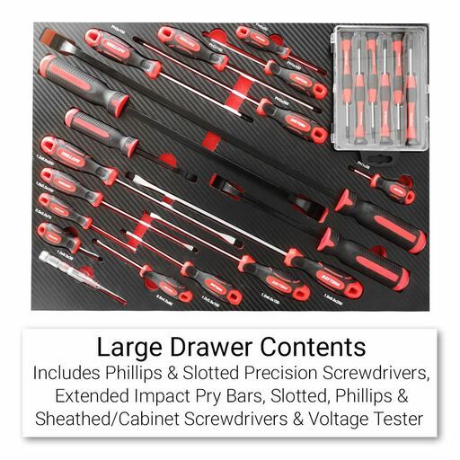 Daytona D450PSKIT D450PS 450pce Metric/SAE Tool Kit In 10 Drawer Tool Box and 7 Drawer Bottom Roller Cabinet – image 17