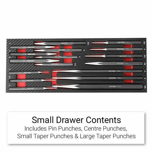 Daytona D450PSKIT D450PS 450pce Metric/SAE Tool Kit In 10 Drawer Tool Box and 7 Drawer Bottom Roller Cabinet – image 23
