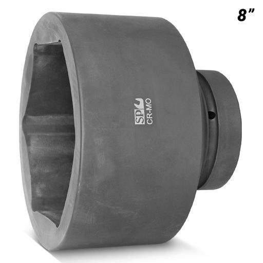 SP Tools SP27375 2-1/2" Drive 6 Point 8" SAE Impact Socket