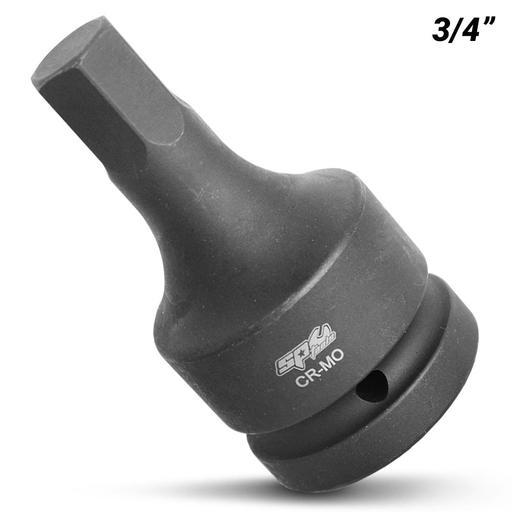 SP Tools SP26262 1" Drive Inhex 3/4" SAE Impact Socket