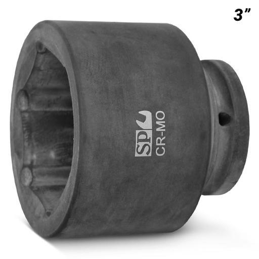 SP Tools SP26695 1-1/2" Drive 6 Point 3" SAE Impact Socket