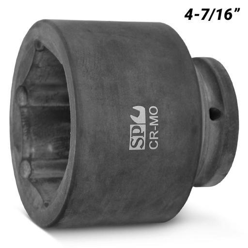 SP Tools SP26718 1-1/2" Drive 6 Point 4-7/16" SAE Impact Socket