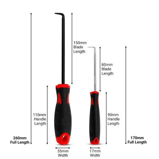 Daytona D9SHP 9pce Scrapper Hook & Pick Set – image 2