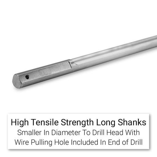 Morris Long Drill ET12x600 12mm x 600mm ET Extra Long Jobber Length HSS Drills – image 4
