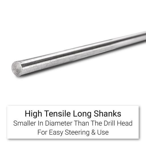 Morris Long Drill ET10x1100 10mm x 1100mm ET Extra Long Jobber Length HSS Drills – image 4