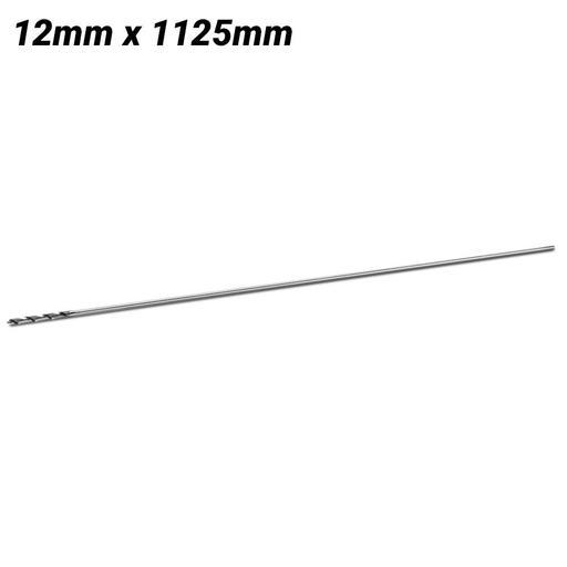 Morris Long Drill ET121100 12mm x 1100mm ET Extra Long Jobber Length HSS Drills