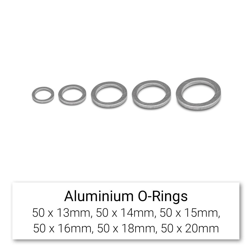 Daytona DDOIL 534pce Oil Drain Plug Screws & O-Ring Set – image 4