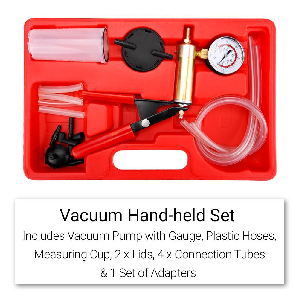 Blue Pump With Gauge And 19.5 Tube Gauge Manual Vacuum Pump With Gauge 19.5  Inch Tube Blue Handheld Vacuum Pump With Gauge - 19.5-inch Tube For Science  Experiments & Testing Pump Hand Held Vacuum