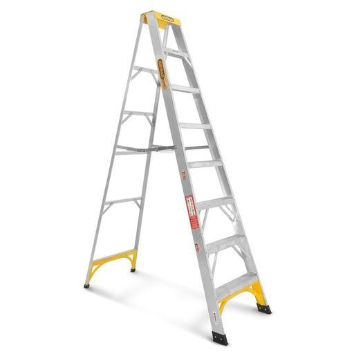 Gorilla M008-I 8-Step 2.4m 150kg Aluminium Single Sided Industrial Ladder