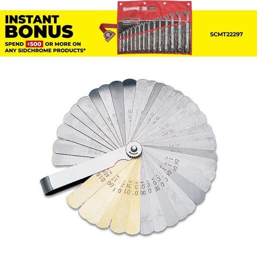Sidchrome SCMT70119 Master Mechanics 3" Feeler Gauge