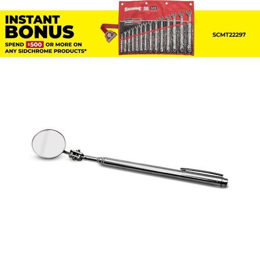 Sidchrome SCMT70180 Small Telescopic Inspection Mirror