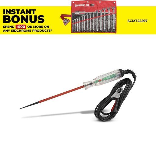 Sidchrome SCMT70975 Extra Long LED Test Light